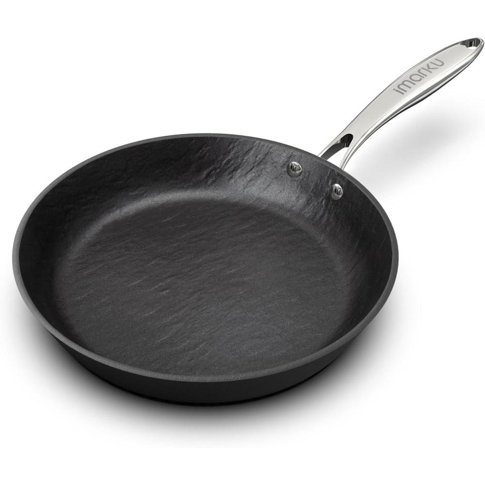 image:imageimarku Non Stick Frying Pans 12 inch Frying Pan Nonstick Skillet Large Frying Pans Nonstick Dishwasher Safe for Cooking with Cool Stainless Steel HandleEasy Cleanup Best Gifts12 inch