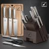 imarku Knife Set, 16 PCS Kitchen Knife Set with Block High Carbon Steel, Ultra Sharp Japanese Knives Set for Kitchen, Ergonomic Handle, Dishwaher Safe, Home Kitchen Essentials, Gifts for Men Women
