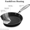 imarku Non Stick Frying Pans, 8&10&12 inch Nonstick Skillet, Professional Frying Pan, Induction Compatible Cooking Pan Set, Cool Stainless Steel Handle, Dishwasher Safe, Gift for Men and Women