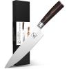 imarku Kitchen Knife, 7 Inch Ultra Sharp Butcher Knife – Japanese SUS440A Stainless Steel Meat Cleaver with Ergonomic Handle, Meat Knife for Home, Kitchen, Restaurant – Birthday Gifts(8 Inch Chef Knife)
