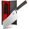 imarku Kitchen Knife, 7 Inch Ultra Sharp Butcher Knife – Japanese SUS440A Stainless Steel Meat Cleaver with Ergonomic Handle, Meat Knife for Home, Kitchen, Restaurant – Birthday Gifts(meat cleaver)