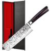 imarku Nakiri Knife Meat Cleaver, Razor Sharp 7 Inch Chef Knife Japanese Stainless Steel Kitchen Deba Knife with Ergonomic Handle for Home, Birthday Gifts for Women and Men(Nakiri Knife)