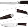 imarku Chef Knife – Pro Kitchen Knife 8 Inch Chef’s Knives High Carbon Japanese SUS440A Stainless Steel Sharp Paring Knife with Ergonomic Handle, Red Handle, Christmas Gifts for Men and Women(8 inch Chef Knife)