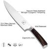 imarku Chef Knife – Pro Kitchen Knife 8 Inch Chef’s Knives High Carbon Japanese SUS440A Stainless Steel Sharp Paring Knife with Ergonomic Handle, Red Handle, Christmas Gifts for Men and Women(8 inch Chef Knife)