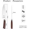 imarku Chef Knife 8 inch, High-Carbon Stainless Steel Pro Kitchen Knife with Ergonomic Handle and Gift Box, Chef’s Knives for Professional Use, Gifts for Men and Women(Red handle chef knife)