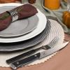imarku Steak Knives, Steak Knives Set of 8, Serrated Steak Knife Set with Pakkawood Ergonomic Handle, Japanese HC Steel Steak Knife and Gift Box, Best Gift for Christmas&Thanksgiving(Gray Silver)
