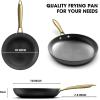imarku Frying Pan – 8 Inch Non Stick Frying Pan, Long Lasting Cast Iron Skillet Nonstick Pans, Honeycomb Nonstick Frying Pans with Stay Cool Stainless Steel Handle, Christmas Gifts, Easy Clean(10 Inch)