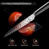 imarku Knife Set, 16 Pcs Kitchen Knife Set with Block, Ultra Sharp Stainless Steel Chef Knife Set, Dishwasher Safe Knife Block Set with One-piece Ergonomic Handle, Black