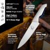 imarku Knife Set, 16-Piece Japanese Kitchen Knife Set, Ultra Sharp Chef Knife Set for Kitchen, High Carbon Stainless Steel Knife Block Set with Sharpener,Thanksgiving Gift,Christmas Gift(Gray-White)