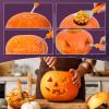 imarku Pumpkin Carving Kit, 36PCS Pumpkin Carving Tools, Professional Pumpkin Carving Knife Set with Stencils & Bag for Beginners, Sharp Pumpkin Carving Gift for Halloween Decoration Jack-O-Lanterns(36PCS Pumpkin Carving Tools)
