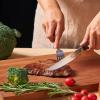imarku Steak Knives, Steak Knives Set of 6, Premium Japanese Stainless Steel Steak Knife Set, Super Sharp Serrated Steak Knife with Pakkawood Handles and Gift Box, Christmas Gifts