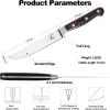imarku Steak Knives, Steak Knives Set of 6, Premium Japanese Stainless Steel Steak Knife Set, Super Sharp Serrated Steak Knife with Pakkawood Handles and Gift Box, Christmas Gifts
