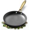 imarku Frying Pan – 8 Inch Non Stick Frying Pan, Long Lasting Cast Iron Skillet Nonstick Pans, Honeycomb Nonstick Frying Pans with Stay Cool Stainless Steel Handle, Christmas Gifts, Easy Clean(10 Inch)