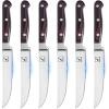 imarku Steak Knives, Steak Knives Set of 6, Premium Japanese Stainless Steel Steak Knife Set, Super Sharp Serrated Steak Knife with Pakkawood Handles and Gift Box, Christmas Gifts