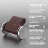 imarku Rolling Knife Sharpener, Knife Sharpening Kit, 2 Diamond Discs for Any Knife Hardness, Kitchen Knives Sharpener Tool, 4 Magnetic Angles(12°/13°/15°/20°), Kitchen Gadgets, Gifts for Men Women(deep brown)