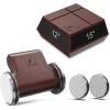 imarku Rolling Knife Sharpener, Knife Sharpening Kit, 2 Diamond Discs for Any Knife Hardness, Kitchen Knives Sharpener Tool, 4 Magnetic Angles(12°/13°/15°/20°), Kitchen Gadgets, Gifts for Men Women(deep brown)