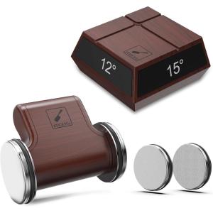 imarku Rolling Knife Sharpener, Knife Sharpening Kit, 2 Diamond Discs for Any Knife Hardness, Kitchen Knives Sharpener Tool, 4 Magnetic Angles(12°/13°/15°/20°), Kitchen Gadgets, Gifts for Men Women(deep brown)