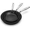 imarku Nonstick Frying Pan Skillets, 3 Pcs Omelette Pan with Stay Cool Handle, Healthy Cooking Frying Pan, Free of PFAS PFOA PTEE, Oven/Dishwasher Safe, Compatible with All Cooktops, Christmas Gift(8+10+12 inch)