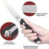 imarku Japanese Steak Knives, Steak Knives Set of 8,Stainless Steel Serrated Steak Knife,Steak Knife with Pakkawood Ergonomic Handle,Gift for Men and Women