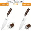 imarku 3 Pieces Knife set, Japanese HC Stainless Steel Kitchen Knife Set, Professional Chef Knife Set With Ergonomic Pakkawood Handle, Ultra Sharp Knives Set for Kitchen & Home Cooking, Gifts Box(Tawny)