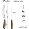 imarku 3 Pieces Knife set, Japanese HC Stainless Steel Kitchen Knife Set, Professional Chef Knife Set With Ergonomic Pakkawood Handle, Ultra Sharp Knives Set for Kitchen & Home Cooking, Gifts Box(Tawny)