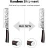 imarku 3 Pieces Knife set, Japanese HC Stainless Steel Kitchen Knife Set, Professional Chef Knife Set With Ergonomic Pakkawood Handle, Ultra Sharp Knives Set for Kitchen & Home Cooking, Gifts Box(Black with Espresso Brown)