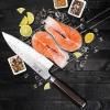 imarku 3 Pieces Knife set, Japanese HC Stainless Steel Kitchen Knife Set, Professional Chef Knife Set With Ergonomic Pakkawood Handle, Ultra Sharp Knives Set for Kitchen & Home Cooking, Gifts Box(Sliver)