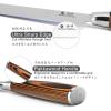 imarku 3 Pieces Knife set, Japanese HC Stainless Steel Kitchen Knife Set, Professional Chef Knife Set With Ergonomic Pakkawood Handle, Ultra Sharp Knives Set for Kitchen & Home Cooking, Gifts Box(Tawny)