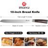 imarku 3 Pieces Knife set, Japanese HC Stainless Steel Kitchen Knife Set, Professional Chef Knife Set With Ergonomic Pakkawood Handle, Ultra Sharp Knives Set for Kitchen & Home Cooking, Gifts Box(Dark Brown)