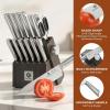 imarku 3 Pieces Knife set, Japanese HC Stainless Steel Kitchen Knife Set, Professional Chef Knife Set With Ergonomic Pakkawood Handle, Ultra Sharp Knives Set for Kitchen & Home Cooking, Gifts Box(Silver Gray)