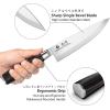 imarku 3 Pieces Knife set, Japanese HC Stainless Steel Kitchen Knife Set, Professional Chef Knife Set With Ergonomic Pakkawood Handle, Ultra Sharp Knives Set for Kitchen & Home Cooking, Gifts Box(Classic Black)