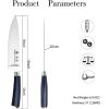 imarku 3 Pieces Knife set, Japanese HC Stainless Steel Kitchen Knife Set, Professional Chef Knife Set With Ergonomic Pakkawood Handle, Ultra Sharp Knives Set for Kitchen & Home Cooking, Gifts Box(Blue)