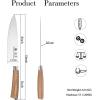 imarku 3 Pieces Knife set, Japanese HC Stainless Steel Kitchen Knife Set, Professional Chef Knife Set With Ergonomic Pakkawood Handle, Ultra Sharp Knives Set for Kitchen & Home Cooking, Gifts Box(Golden)