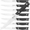 imarku 3 Pieces Knife set, Japanese HC Stainless Steel Kitchen Knife Set, Professional Chef Knife Set With Ergonomic Pakkawood Handle, Ultra Sharp Knives Set for Kitchen & Home Cooking, Gifts Box(light black)