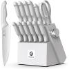 imarku 3 Pieces Knife set, Japanese HC Stainless Steel Kitchen Knife Set, Professional Chef Knife Set With Ergonomic Pakkawood Handle, Ultra Sharp Knives Set for Kitchen & Home Cooking, Gifts Box(Gray)