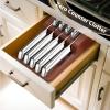 imarku 14-Piece Premium Knife Block Set, Black Kitchen Knife Set with Block and Build-in Sharpener, High-Carbon Stainless Steel Knives for Lasting Sharpness, Dishwasher Safe, Gift for Men(Cherry Red)
